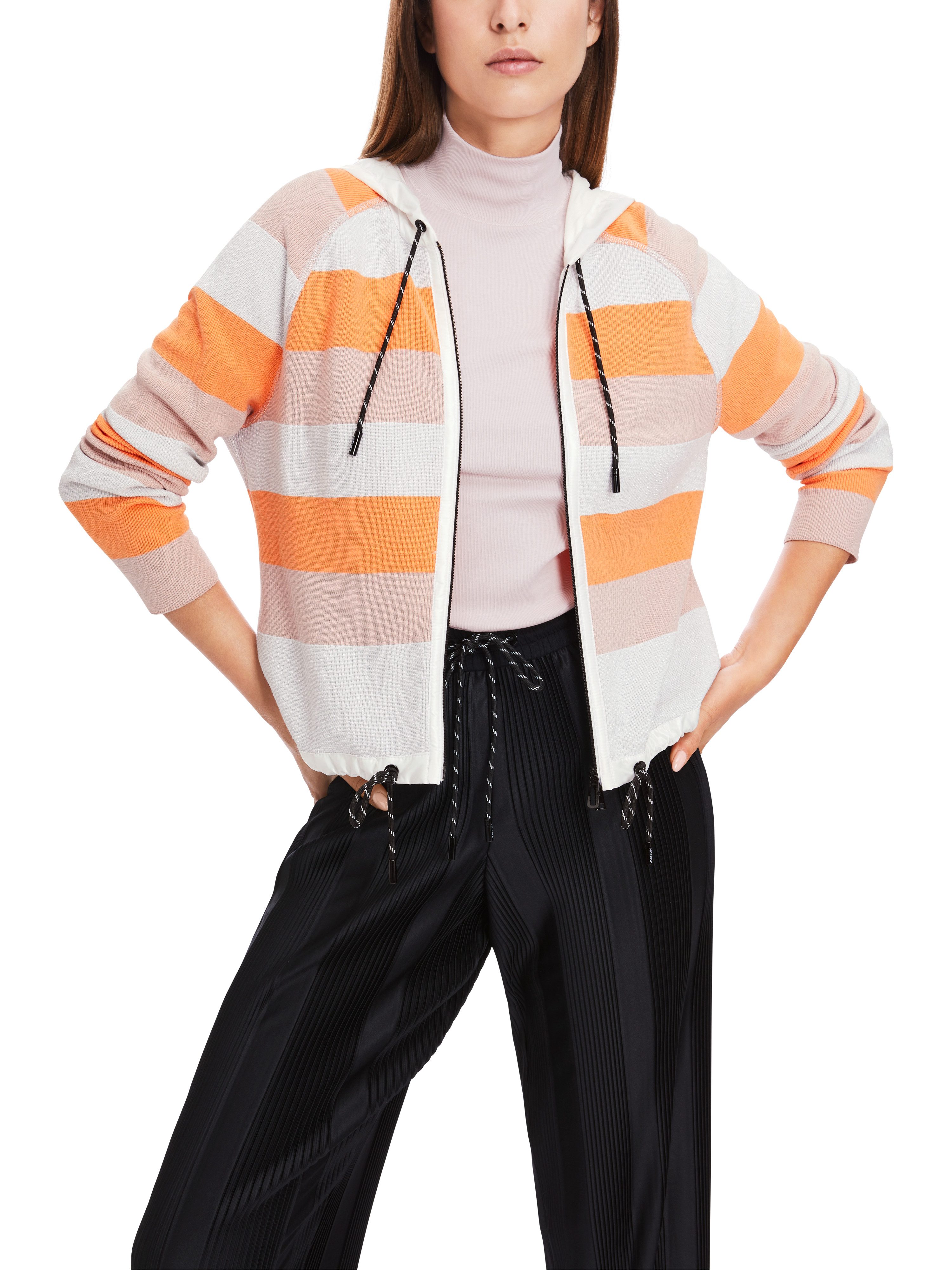 Marc Cain Kapuzenstrickjacke von Marc Cain Fit for Leo Premium Damenmode (c günstig online kaufen
