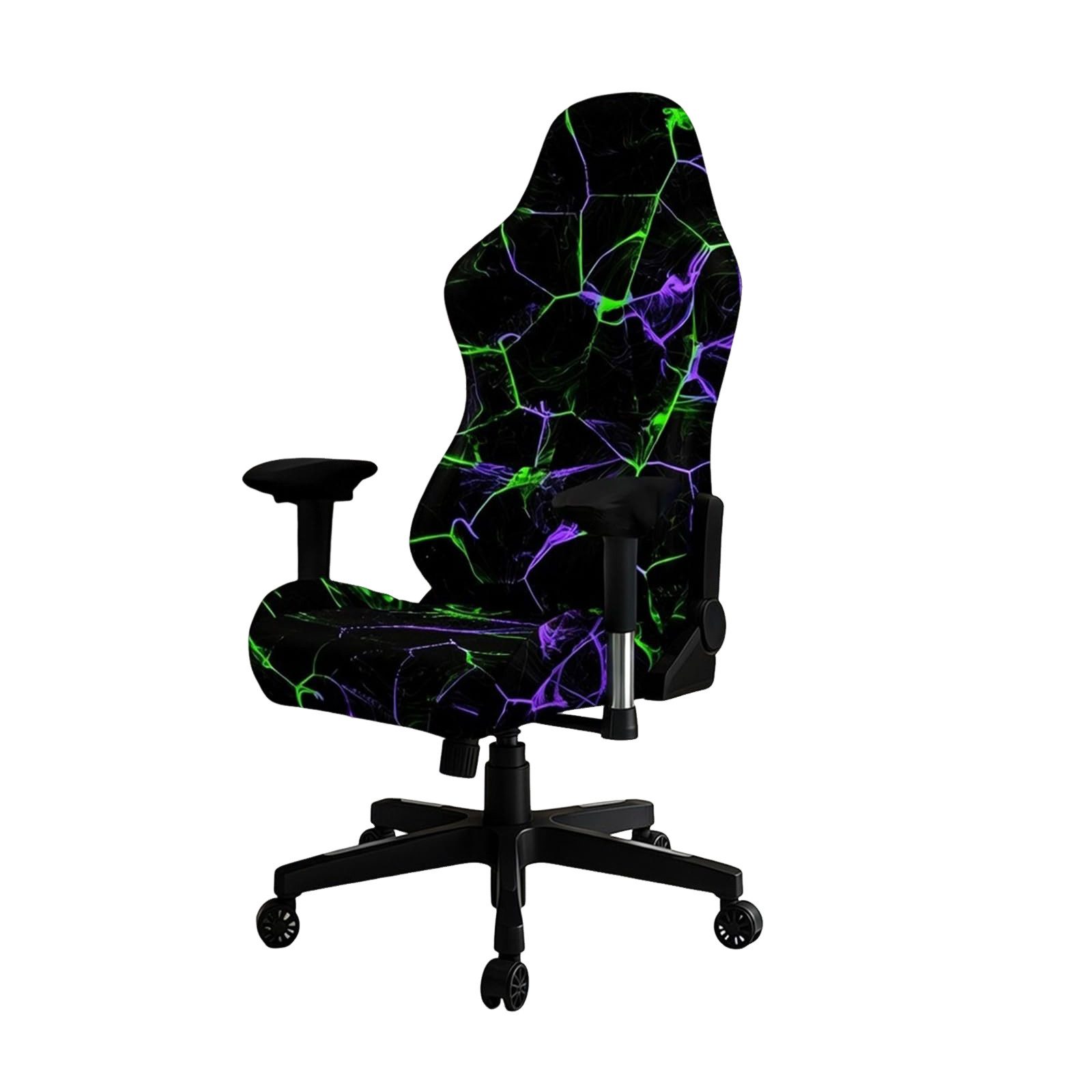 Agger Stuhlhusse Gaming Stuhlbezug Stretch – Universeller Gamingstuhl Bezug, Elastischer Bürostuhlbezug, Waschbar & Rutschfest