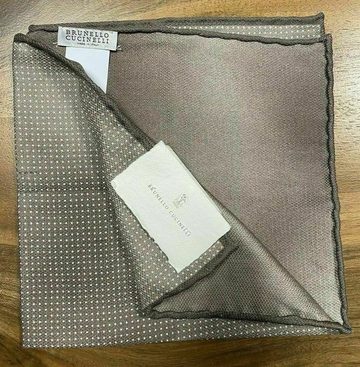 BRUNELLO CUCINELLI Taschentuch Brunello Cucinelli Italy Pocket-Square Handkerchief Pochette Tuch Eins