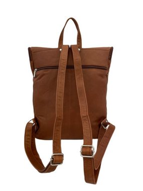 Cinino Rucksack Vivien, Lederrucksack Kurierrucksack