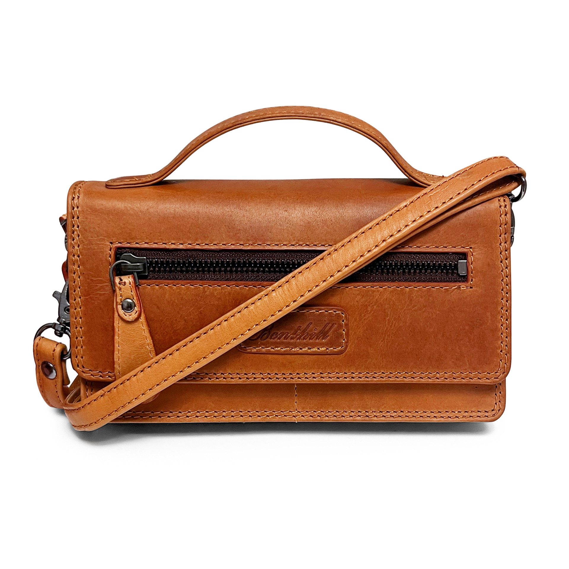 Benthill Geldbörse Echt Leder Reisebrieftasche Umhängetasche Klein Travel S günstig online kaufen