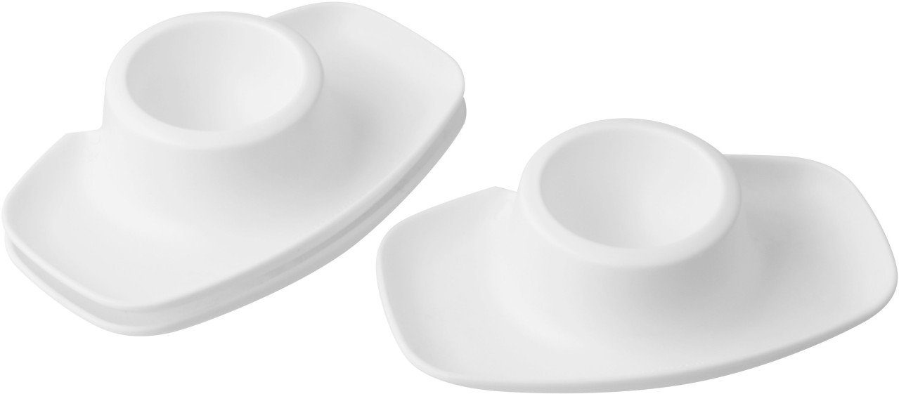 FACKELMANN Подставки для яиц Fackelmann Eibecher weiß/transparent