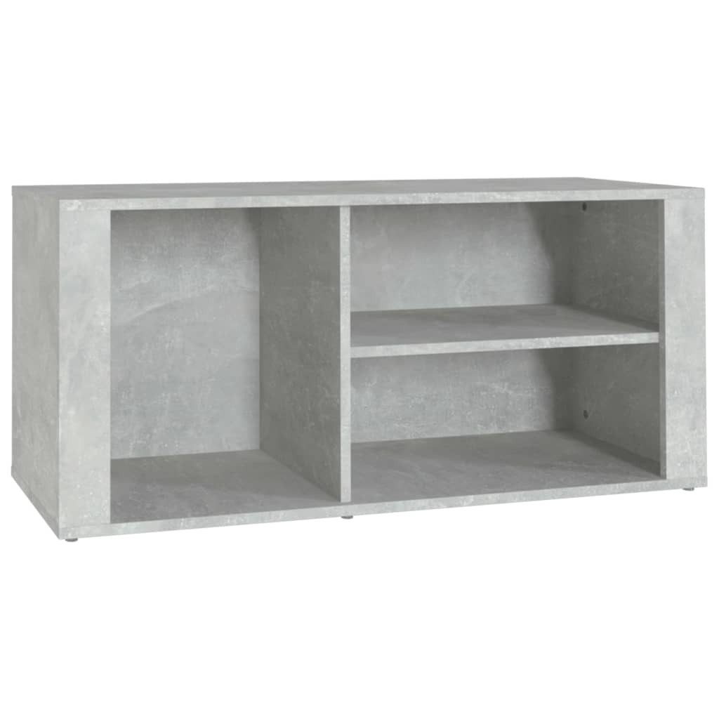vidaXL Schuhschrank NA Schuhregal Schuhschrank Flurschrank Schuhbank Betongrau 100x35x45 c