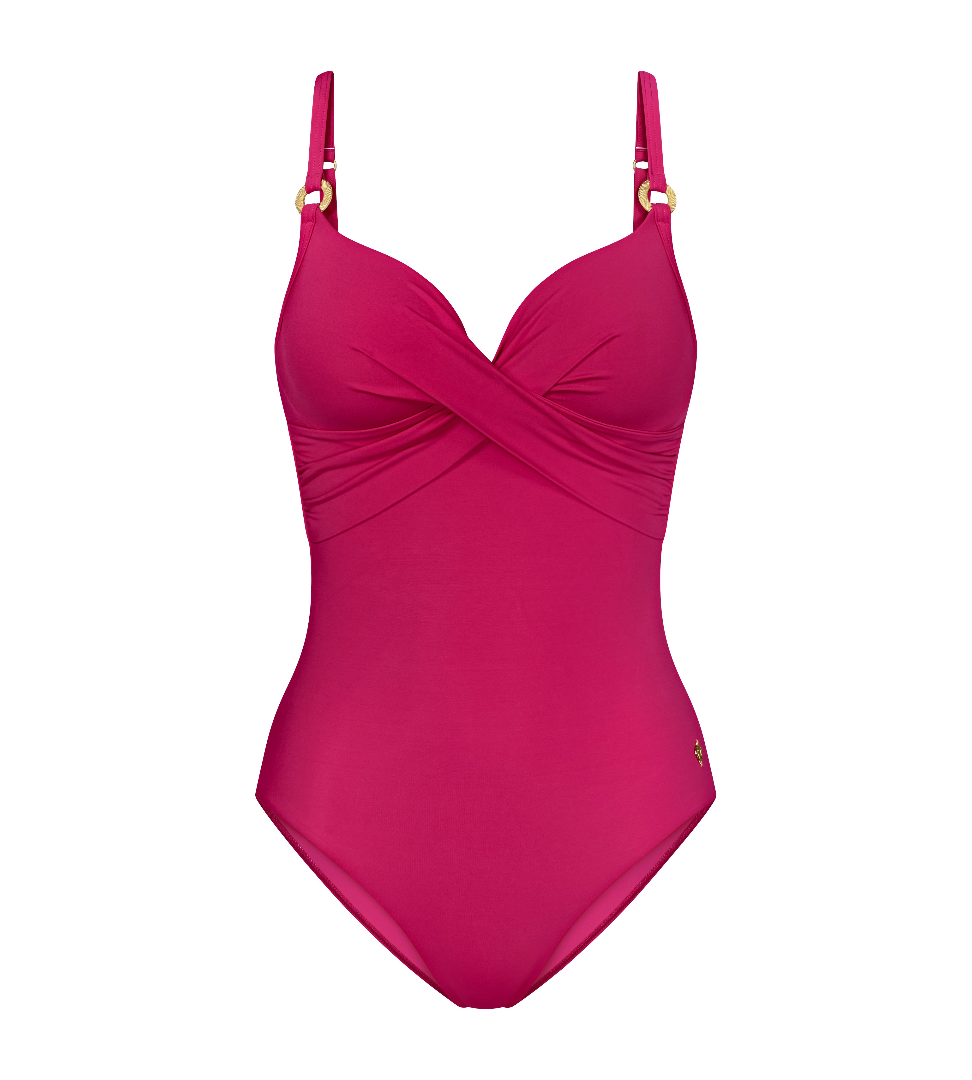 Triumph Badeanzug Summer Twist schnelltrocknende Cups, Raffung vorne günstig online kaufen