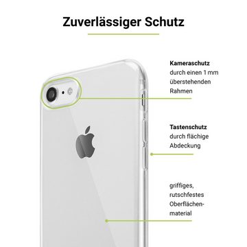 Artwizz Smartphone-Hülle Artwizz NoCase - Ultra dünne, elastische Schutzhülle aus TPU für iPhone 8 Plus / iPhone 7 Plus, Transparent