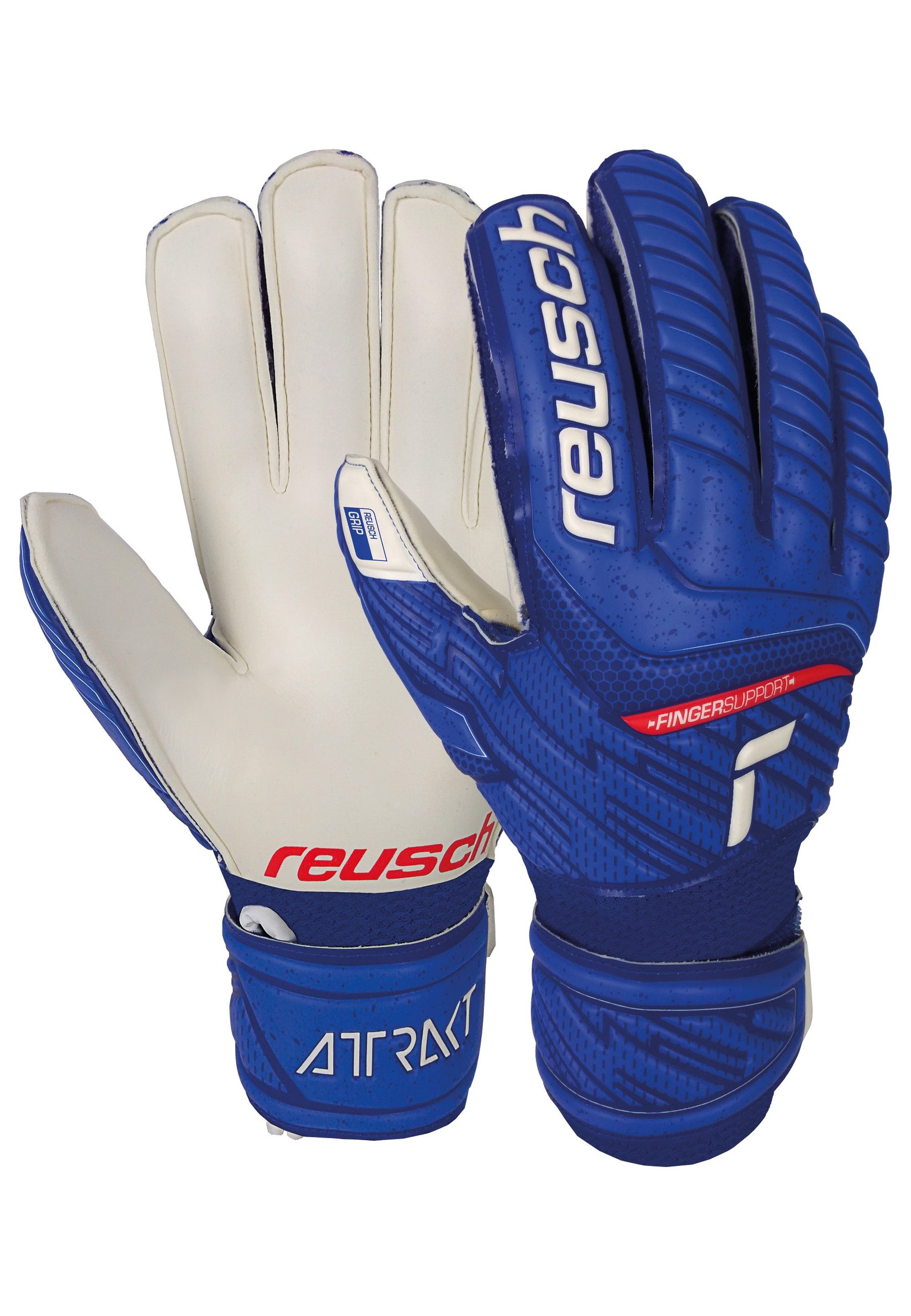 Reusch Torwarthandschuhe Attrakt Grip Finger Support mit praktischem Fingerschutz