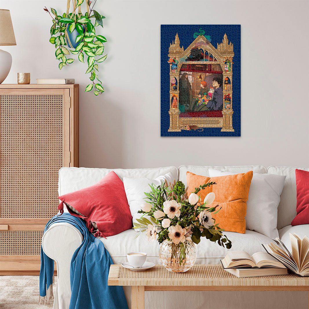 Ravensburger Puzzle Harry Potter auf dem Weg nach Hogwarts, 1000 Puzzleteil günstig online kaufen