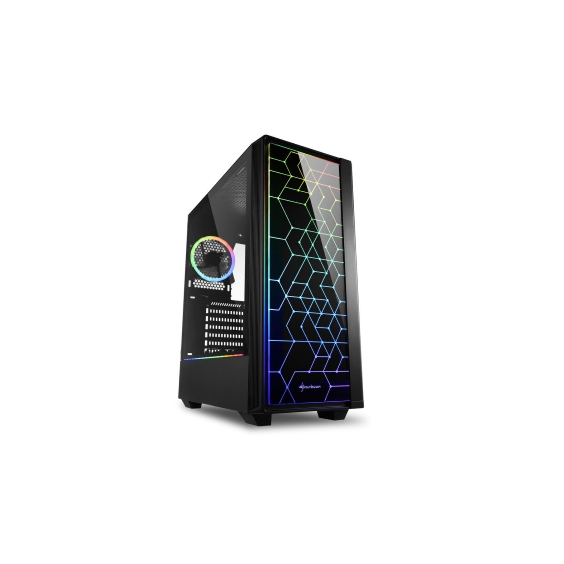 Sharkoon PC-Gehäuse RGB LIT 100