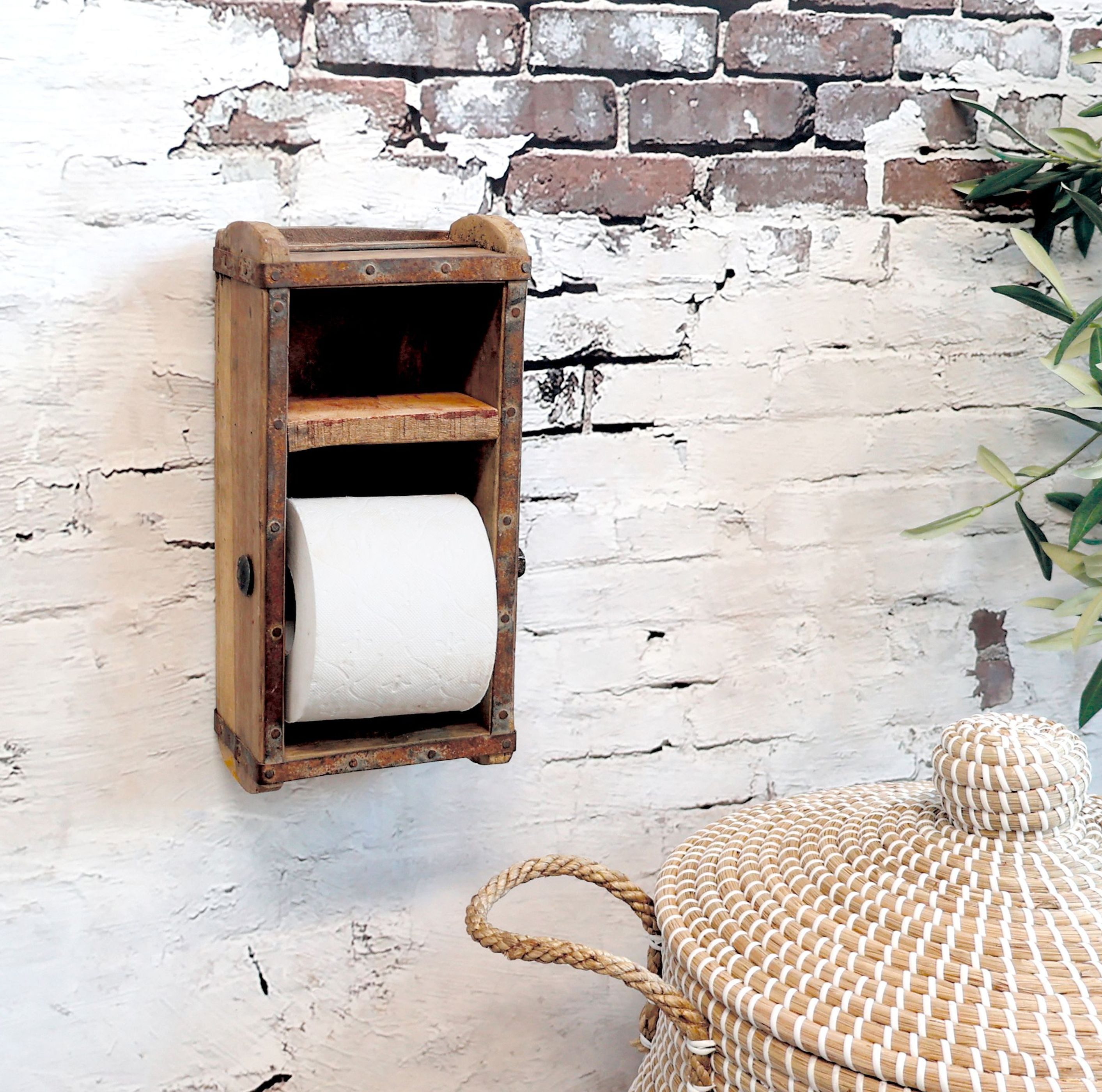 Chic Antique Toilettenpapierhalter Ziegelform Toilettenpapierhalter WC Roll günstig online kaufen