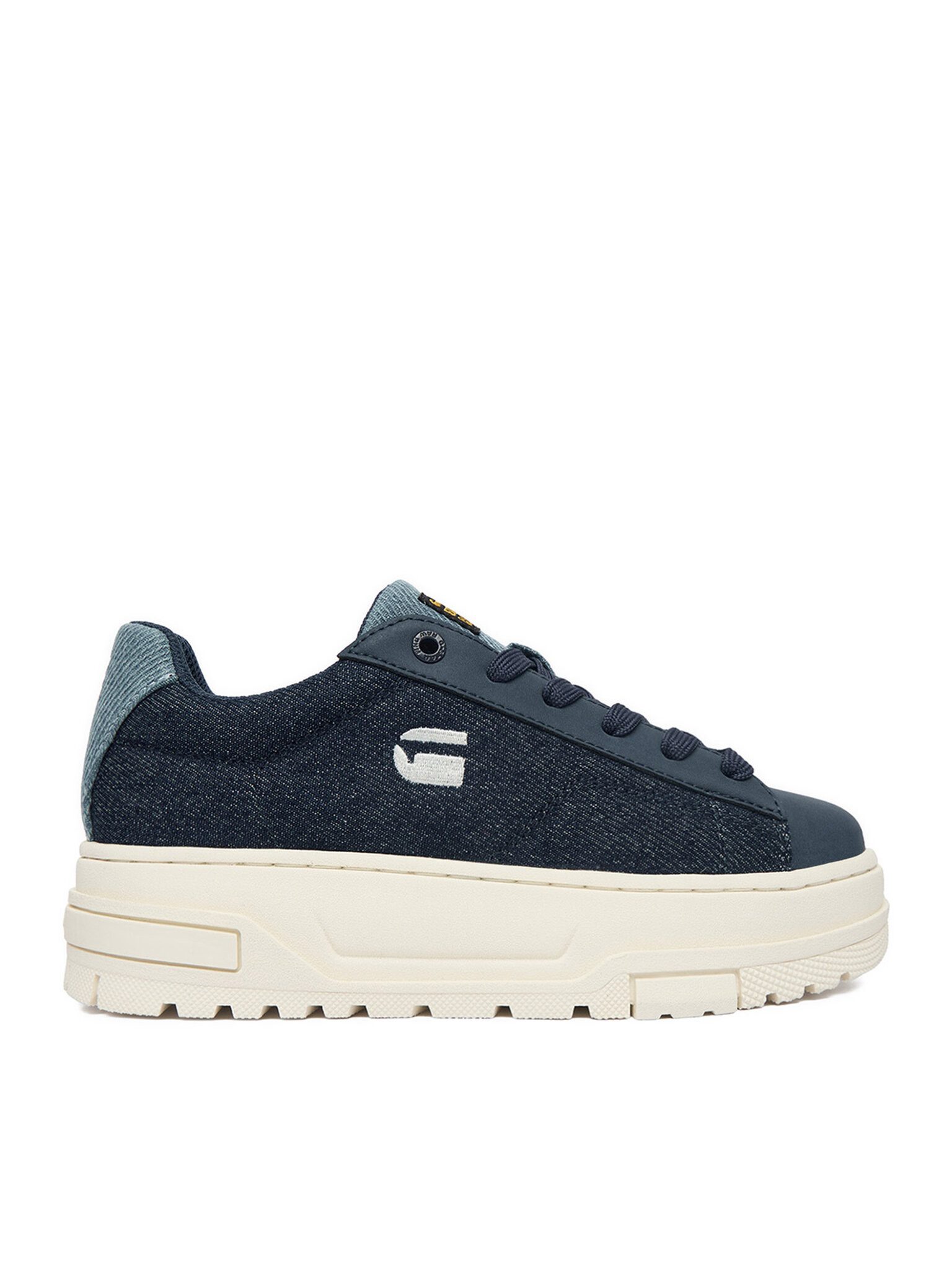 G-STAR G Star Raw Damen-Sneakers Blau G-STAR RAW-CEO-COLS Denim Dunkel Sneaker