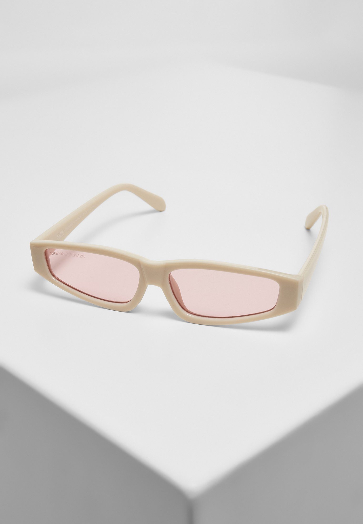 URBAN CLASSICS Sonnenbrille 2-Pack Unisex Sunglasses Lefkada brown/brown+offwhite/pink