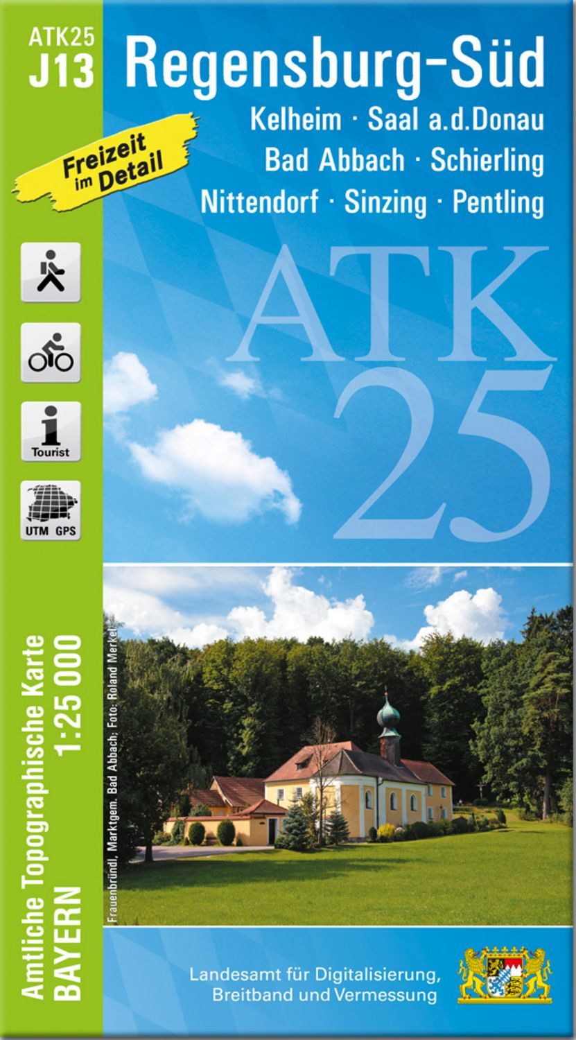 ATK25-J13 Regensburg-Süd (Amtliche Topographische Karte 1:25000) / diverse