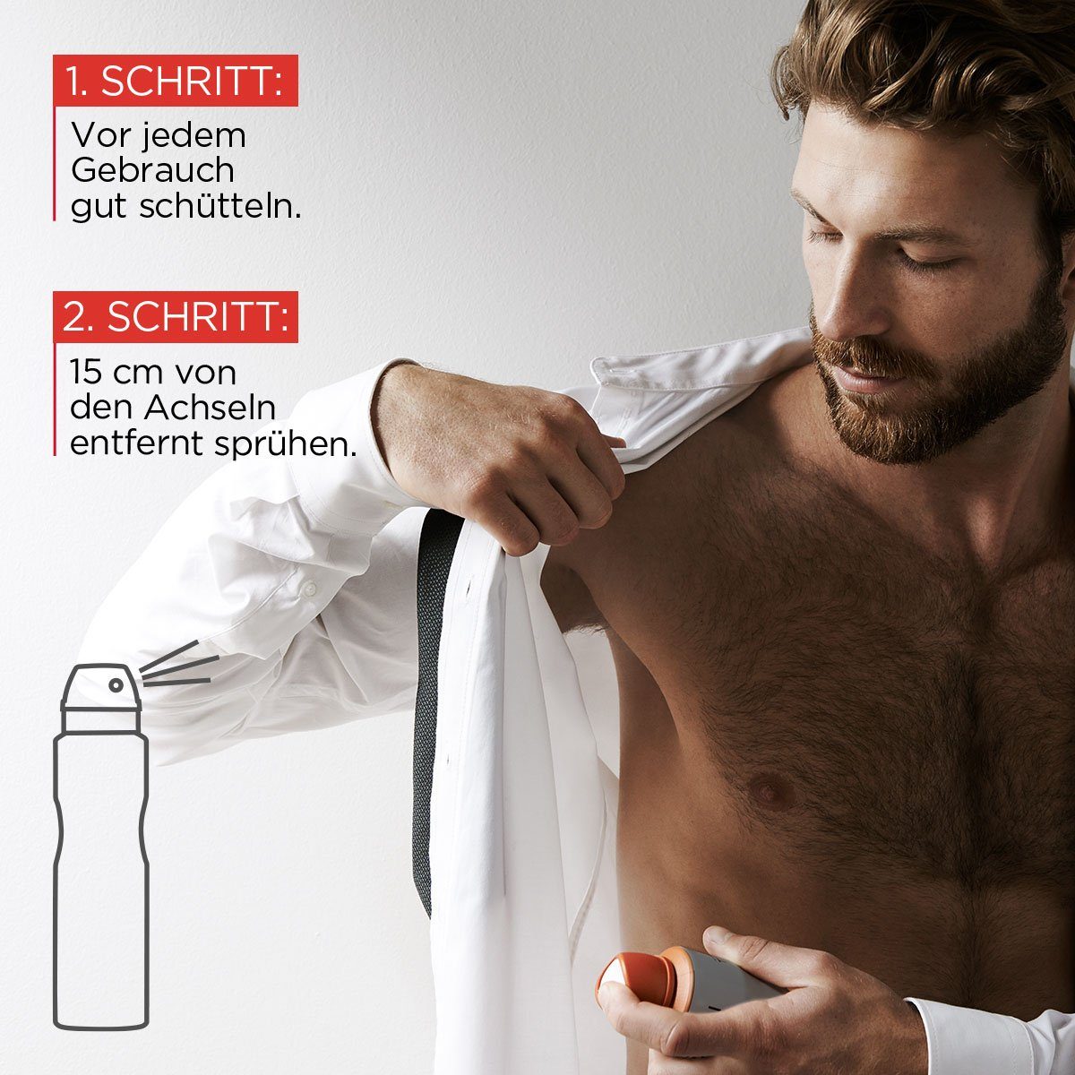 Man Packung, 96h, Spray Invincible PARIS MEN L'ORÉAL EXPERT 6-tlg. Deo Deo-Spray