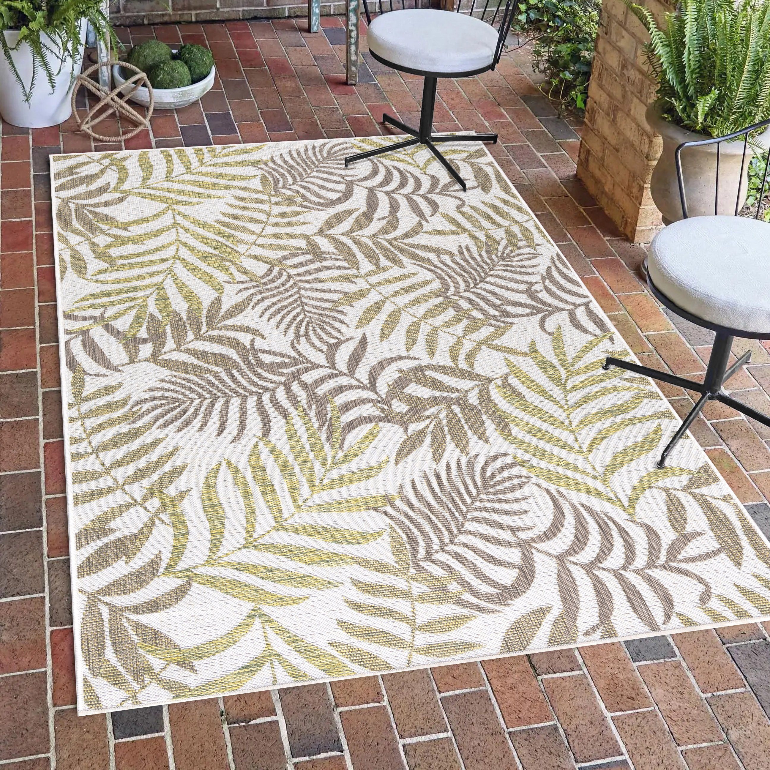 SIMPEX24 Outdoorteppich Palmen Design, Läufer, Höhe: günstig online kaufen