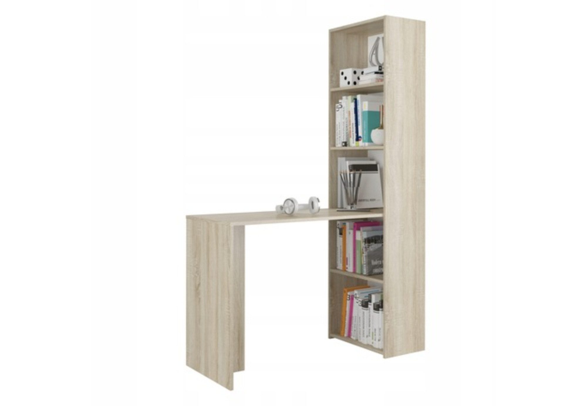 Home Collective Schreibtisch mit Bücherregal, mit günstig online kaufen