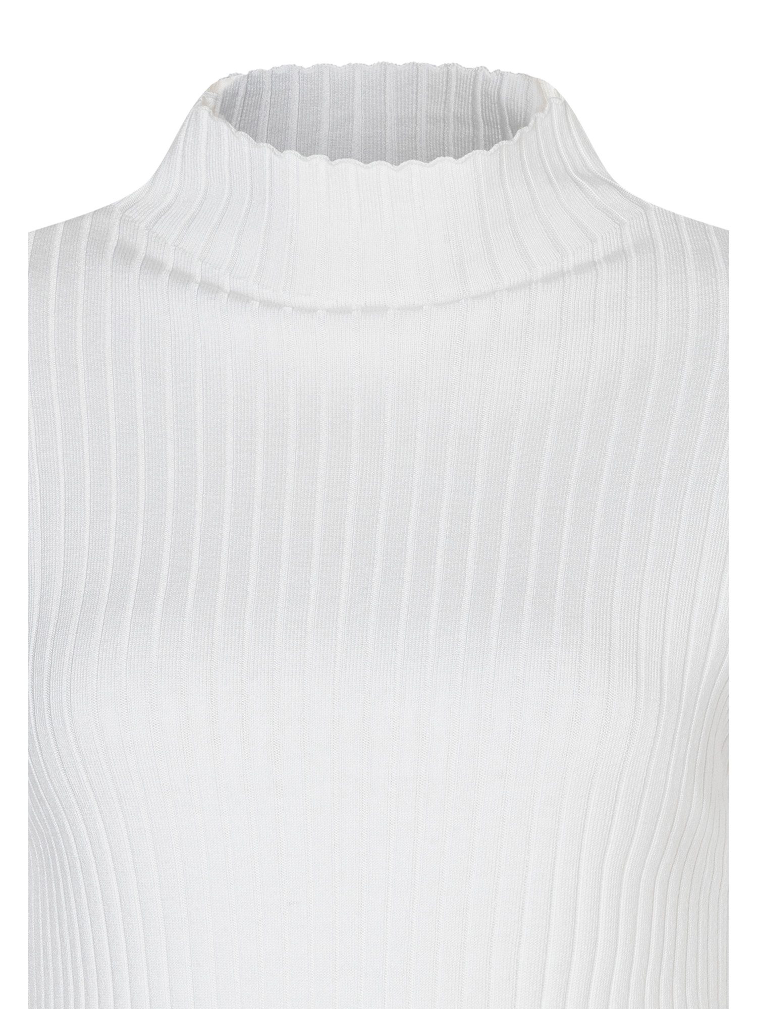 MORE&MORE Rundhalspullover schmaler, softer Basic-Pullover