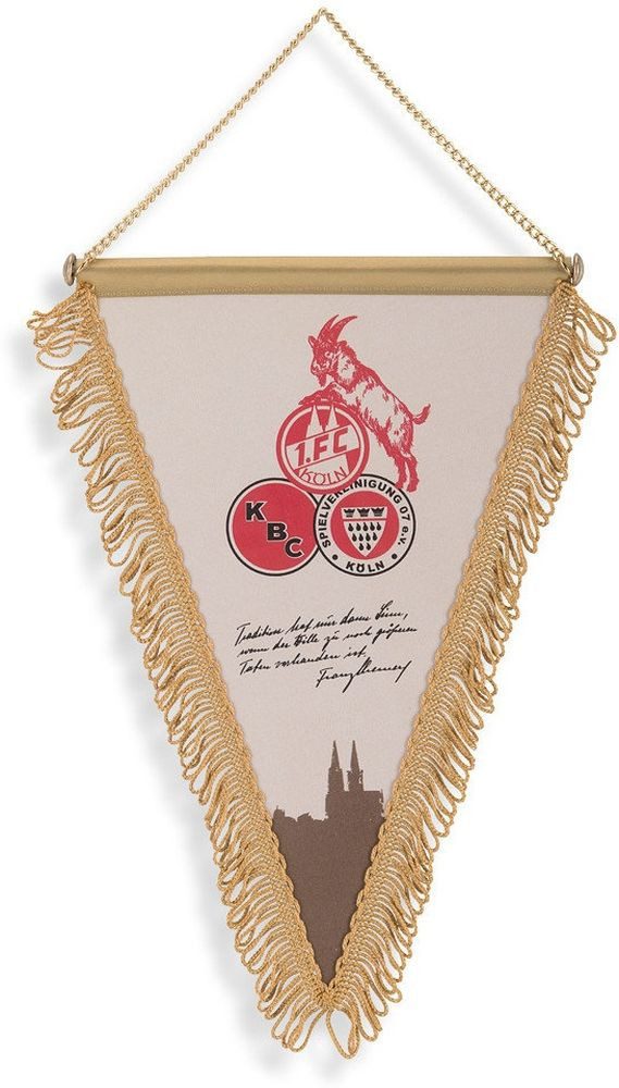 Fahne Retrowimpel mit Goldkette