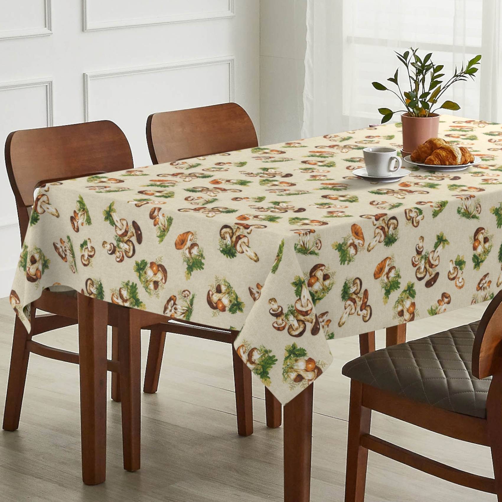 ANRO Tischdecke Stoff Digitalprint Tischtuch EasyClean günstig online kaufen