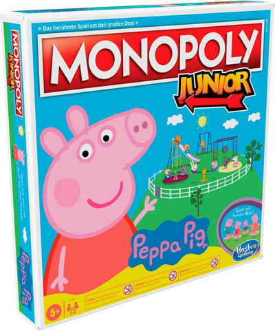 Hasbro Spiel, Kinderspiel »Monopoly Junior, Peppa Pig«