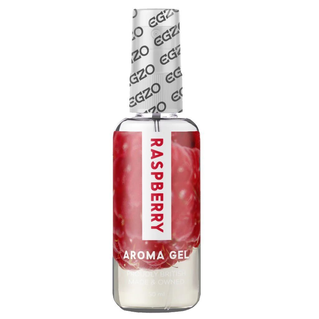 EGZO Gleitgel Aroma Gel «Raspberry», Himbeer-Geschmack, Flasche mit 50ml, aromatisches Gleitgel für köstlichen Oralsex