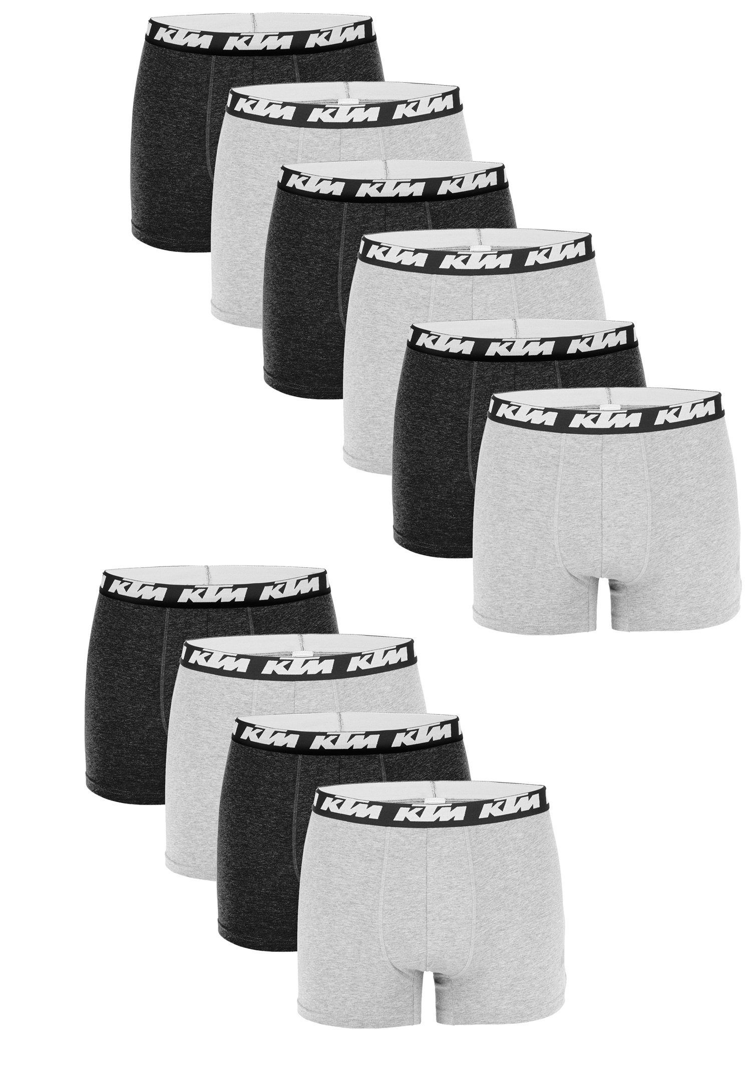 KTM Boxershorts 10er Pack Boxer Man Cotton (10-St., 10er-Pack)