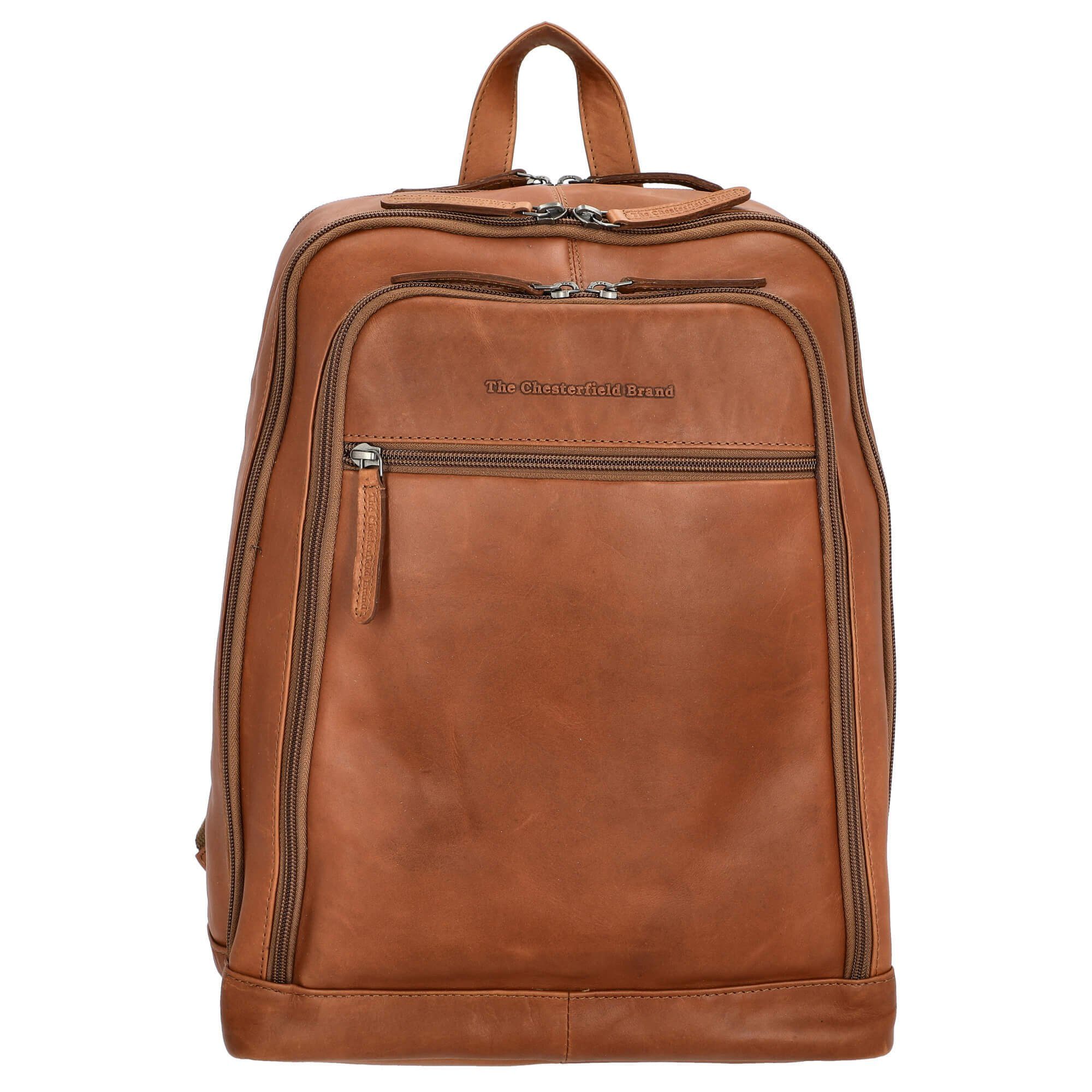 The Chesterfield Brand Laptoprucksack Detroit - Rucksack 14" 39 cm cognac | Businesstaschen