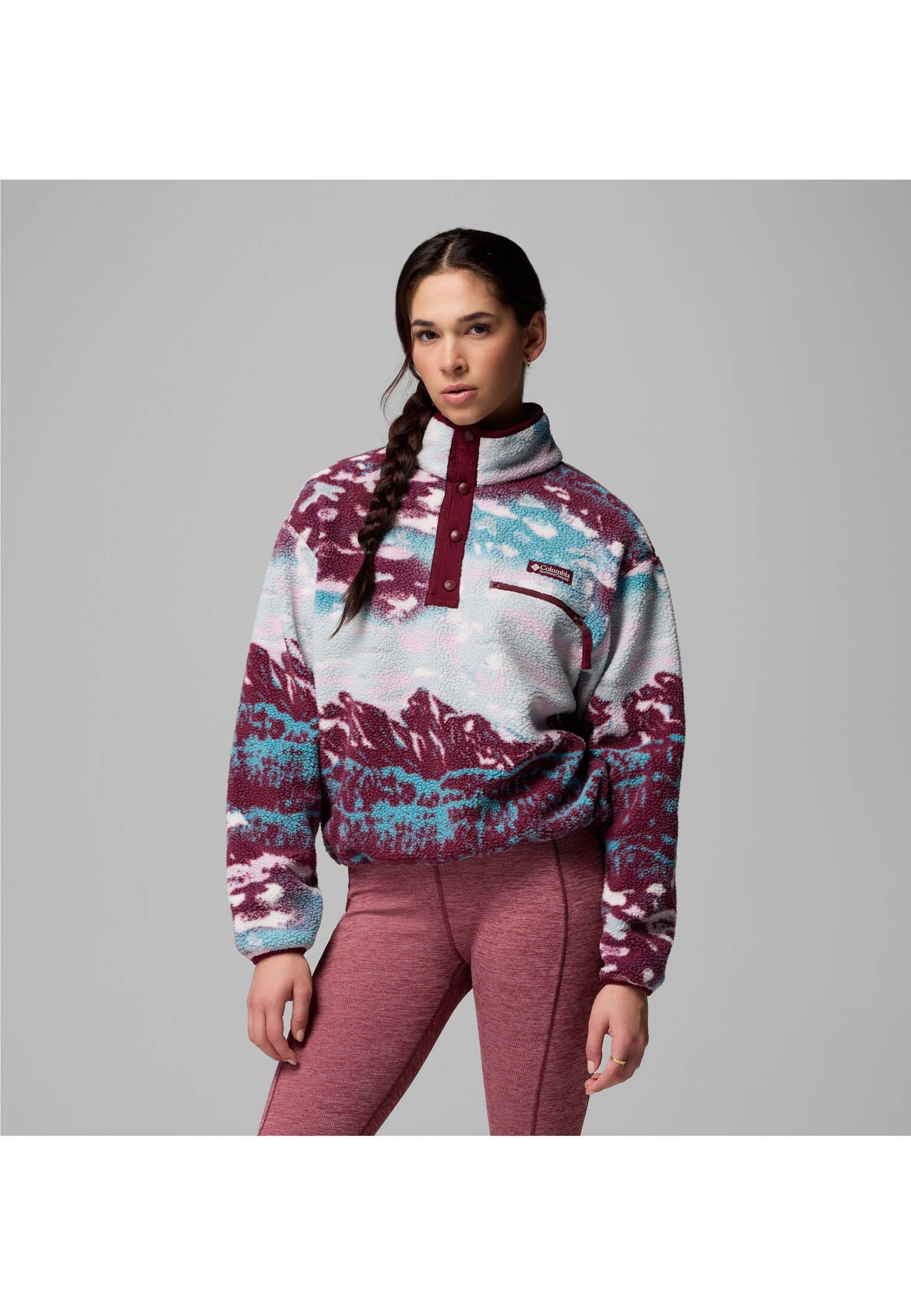 Columbia Sweatshirt Damen Sherpa-Fleece-Sweater HELVETIA II günstig online kaufen