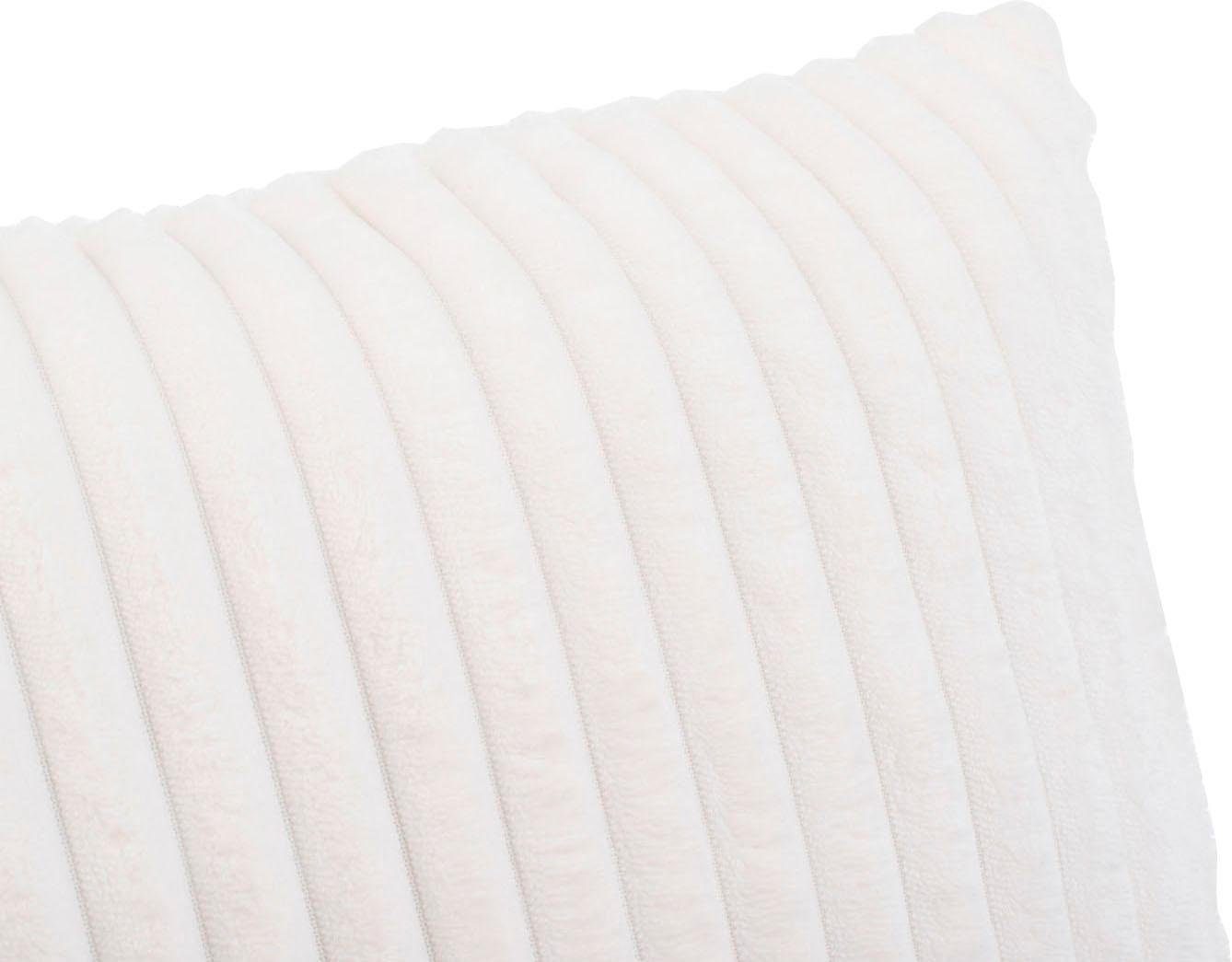 Gözze Dekokissen Cord-Optik Dekokissen, 50x50 cm, passend zu Cord-Optik Decke, Kissenhülle & Füllung, 1 Stück – Bild 2 von 3