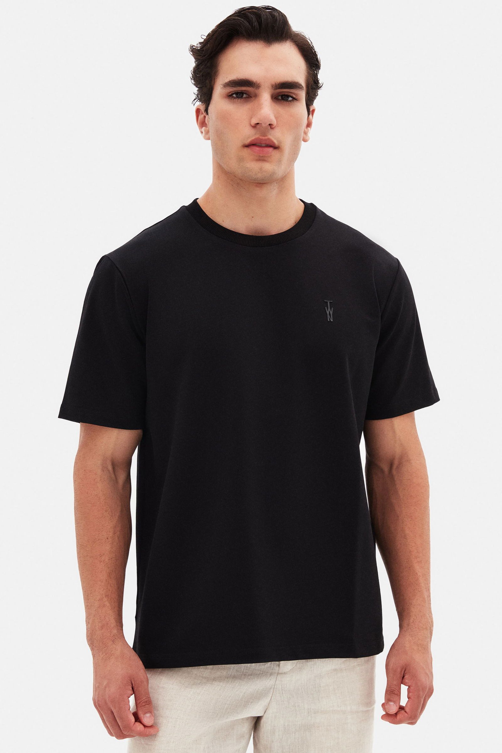 D'S DAMAT T-Shirt Twn Slim Fit bedrucktes T-Shirt