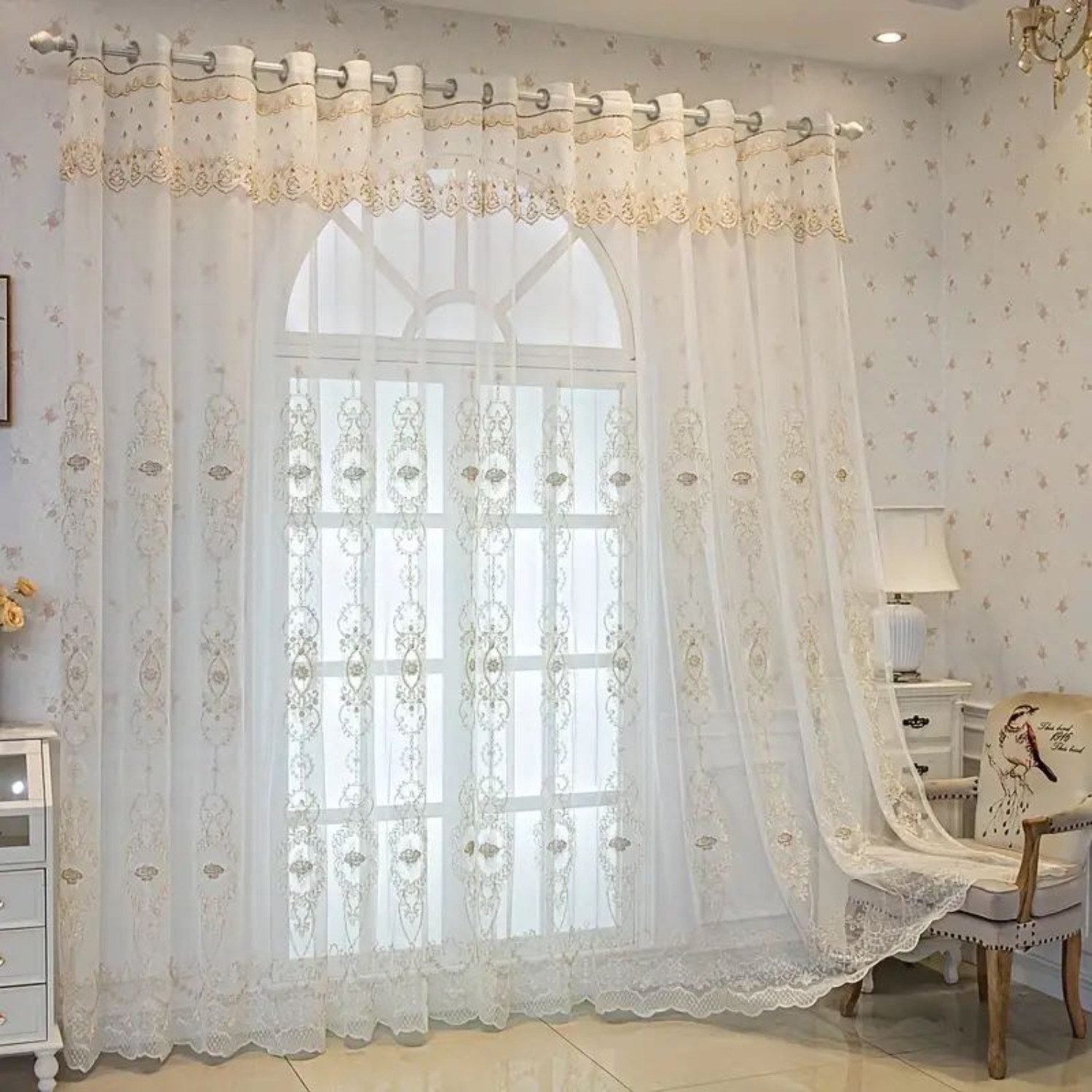 BYSURE Gardine, Ösen (2 St), transparent, günstig online kaufen