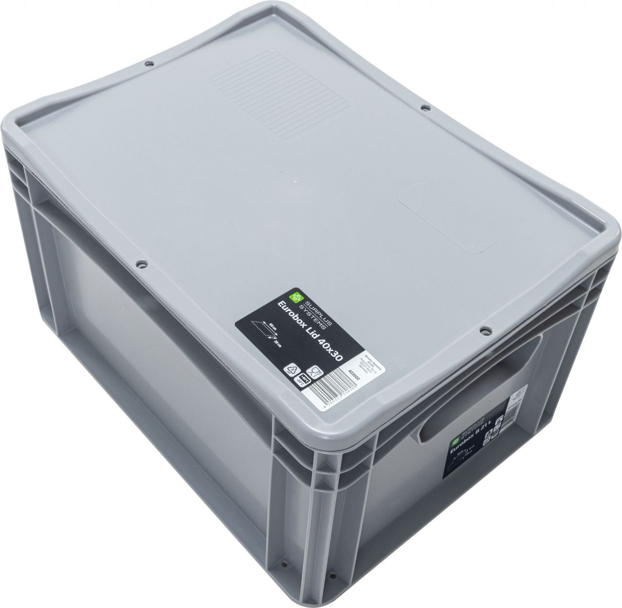 Thumbnail - SURPLUS Aufbewahrungsbox Surplus Systems Auflagedeckel für Eurobox 40 x 30