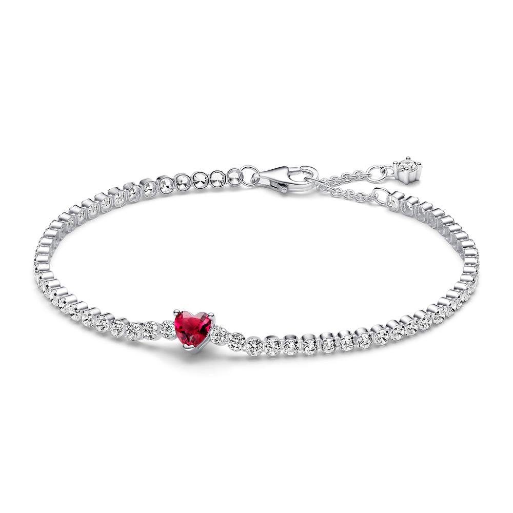 Pandora Tennisarmband Tennisarmband für Damen mit Herz aus Sterlingsilber v günstig online kaufen