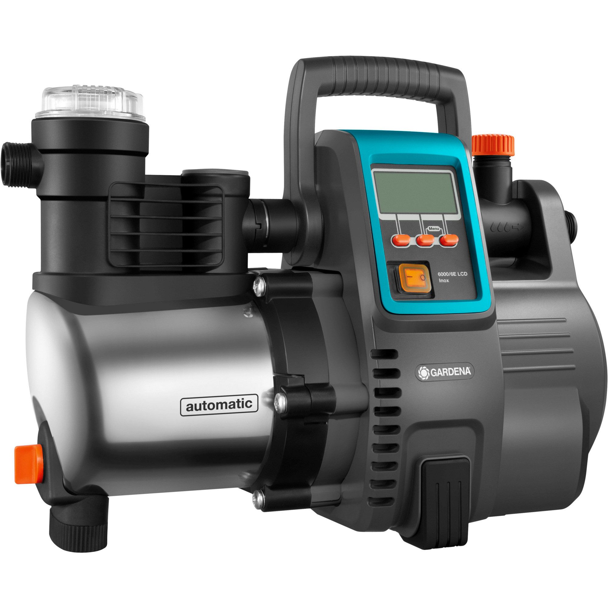 GARDENA Gartenpumpe GARDENA Haus- & Gartenautomat 6000/6 LCD inox
