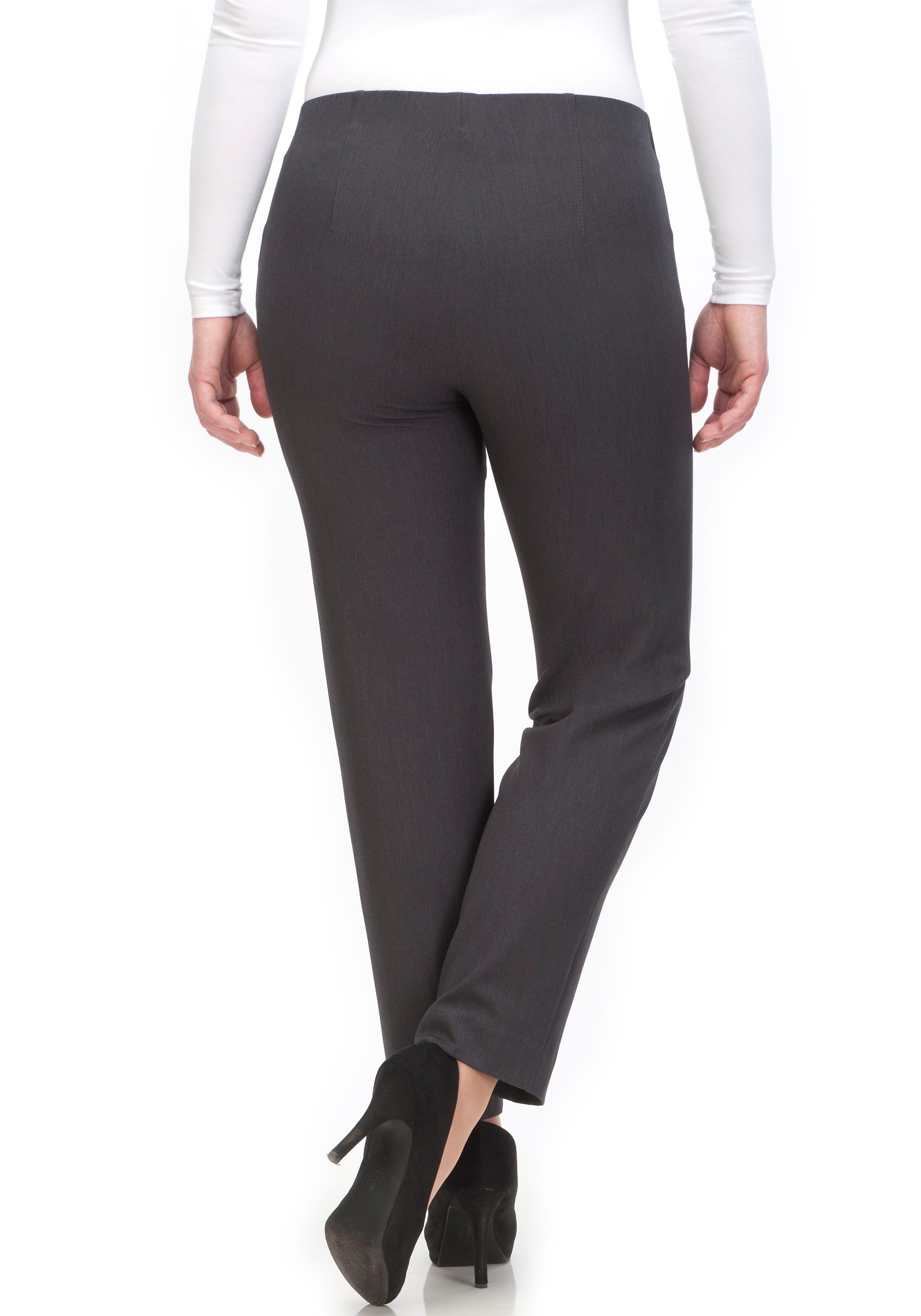KjBRAND Schlupfhose Schlupfhose Susie in Bi-Stretch, Kammgarnoptik Sommerhose, ideal für kräftige Oberschenkel – Bild 4 von 5