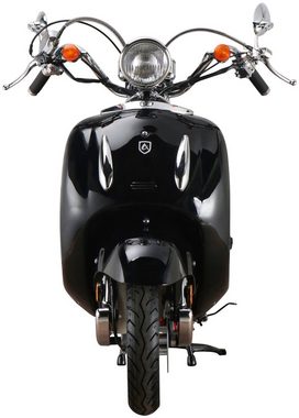 Alpha Motors Motorroller Retro Firenze, 125 ccm, 85 km/h, Euro 5, schwarz