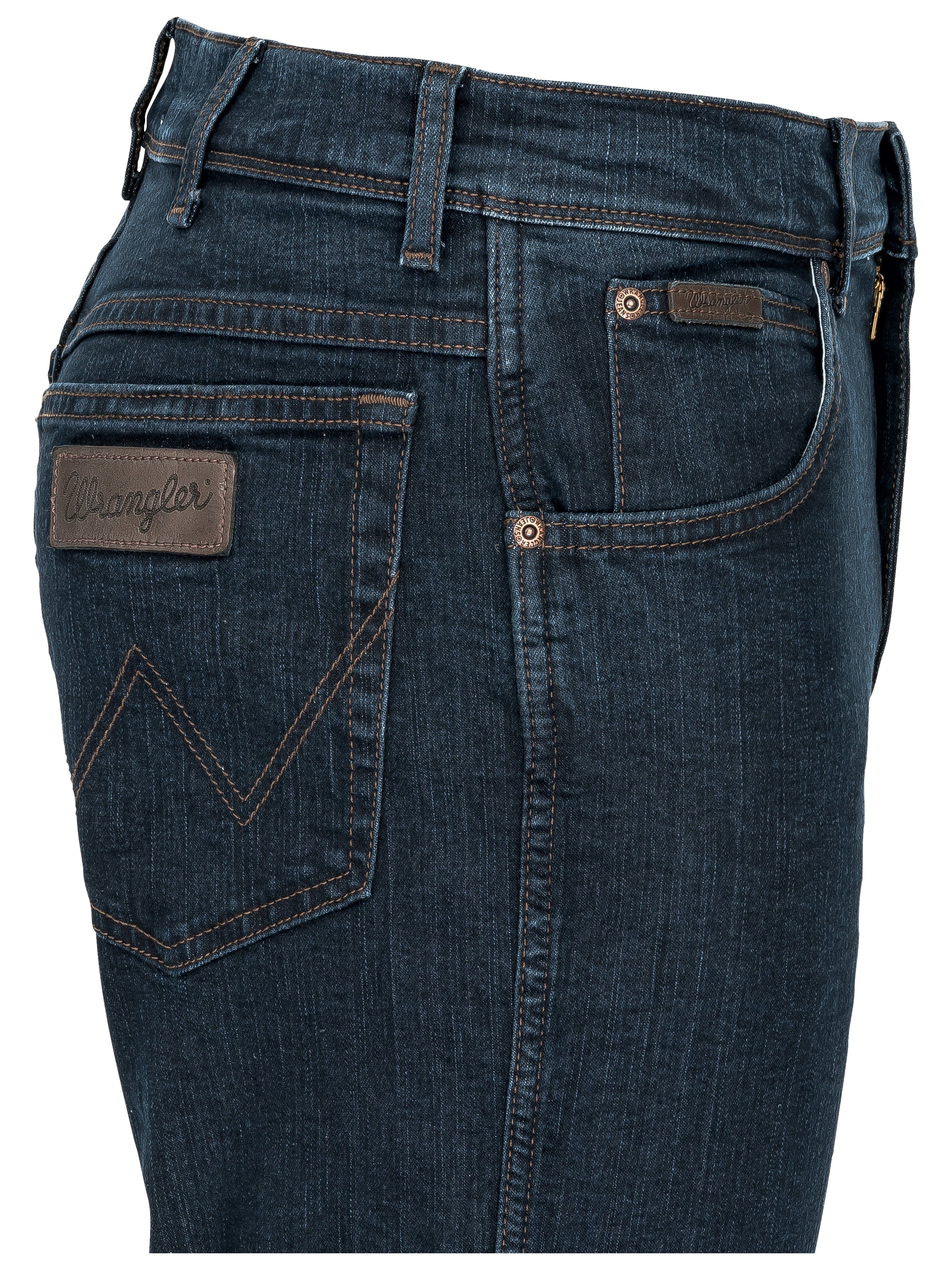 Wrangler Straight-Jeans Texas Authentic Straight Herren-Strechjeans 5-Pocket-Style – Bild 4 von 5