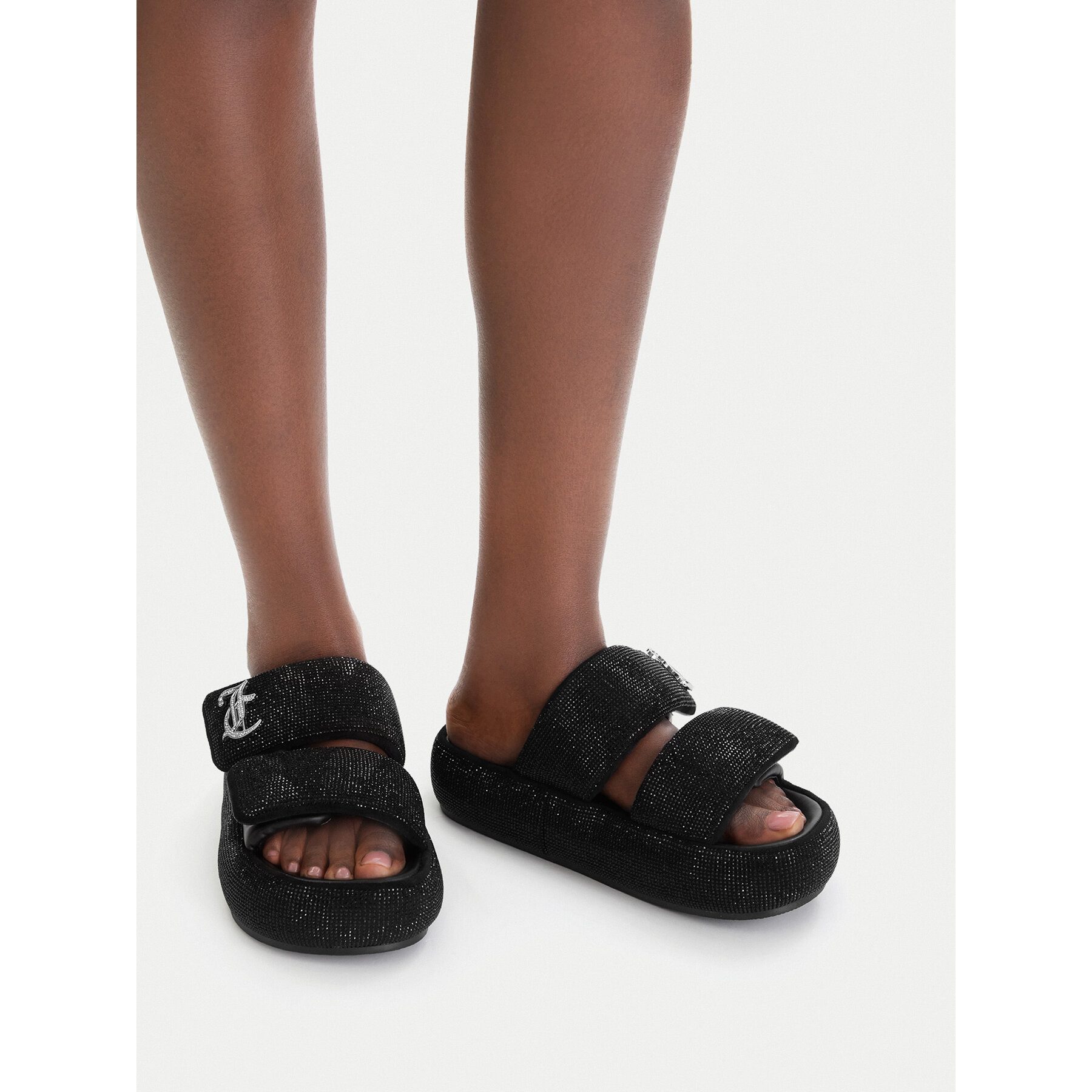 Juicy Couture Juicy Couture Damen Flip-Flops Schwarz Badepantolette
