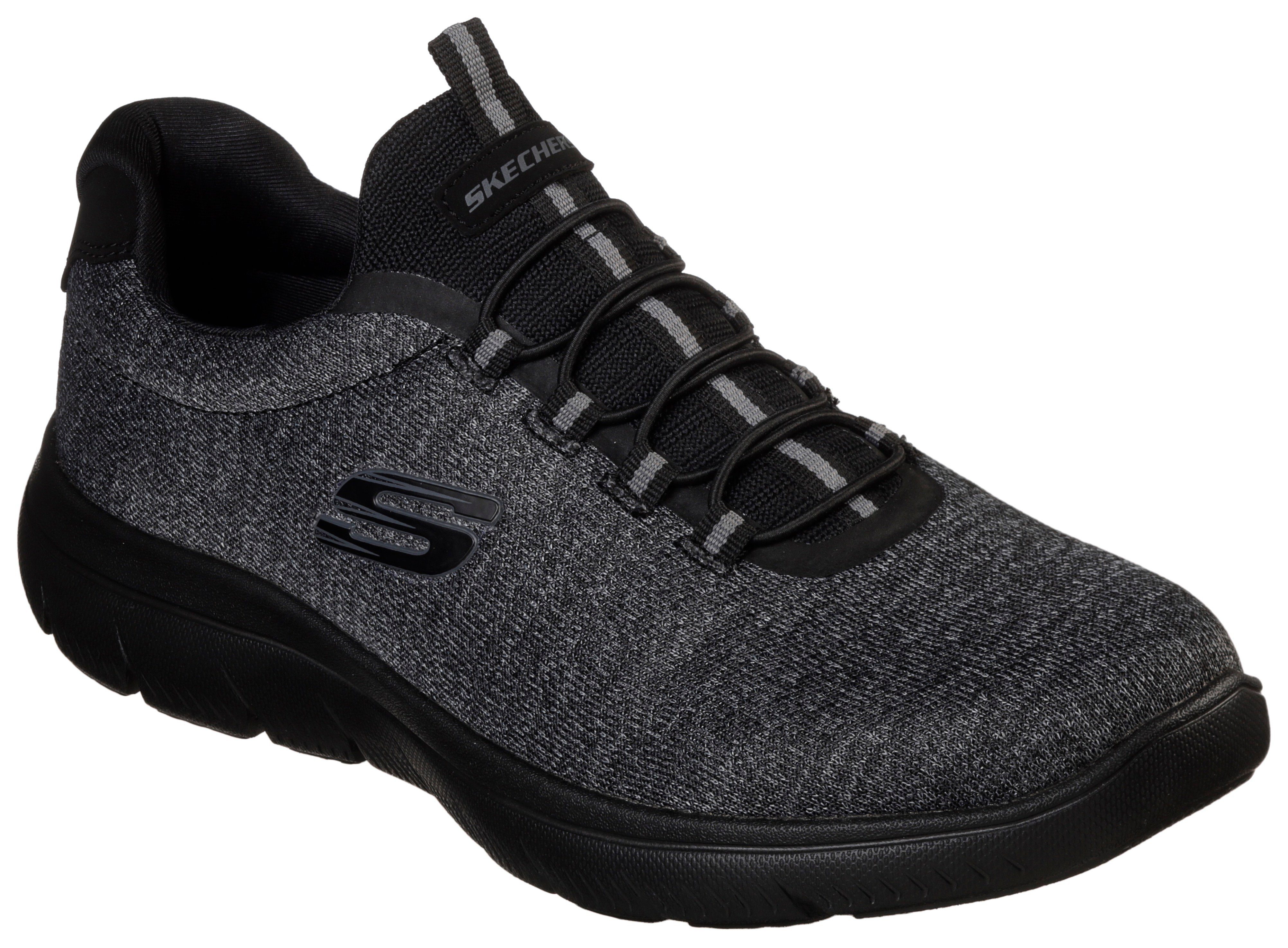 Skechers SUMMITS Slip-On Sneaker Slipper, Freizeitschuh in komfortabler Schuhweite