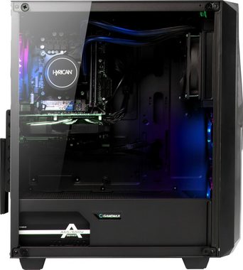 Hyrican Striker SET02262 Gaming-PC-Komplettsystem (27", Ryzen Ryzen 5 5600X, RTX 3060 Ti, 16 GB RAM, 960 GB SSD, 5600X, Windows 11, inklusive 27" Monitor AOC C27G2AE/BK)