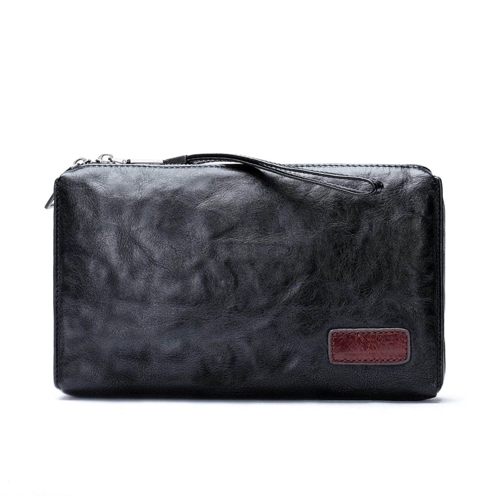 Handgelenktasche Herren Leder Handgelenktasche Wasserdicht Clutch Business Reise