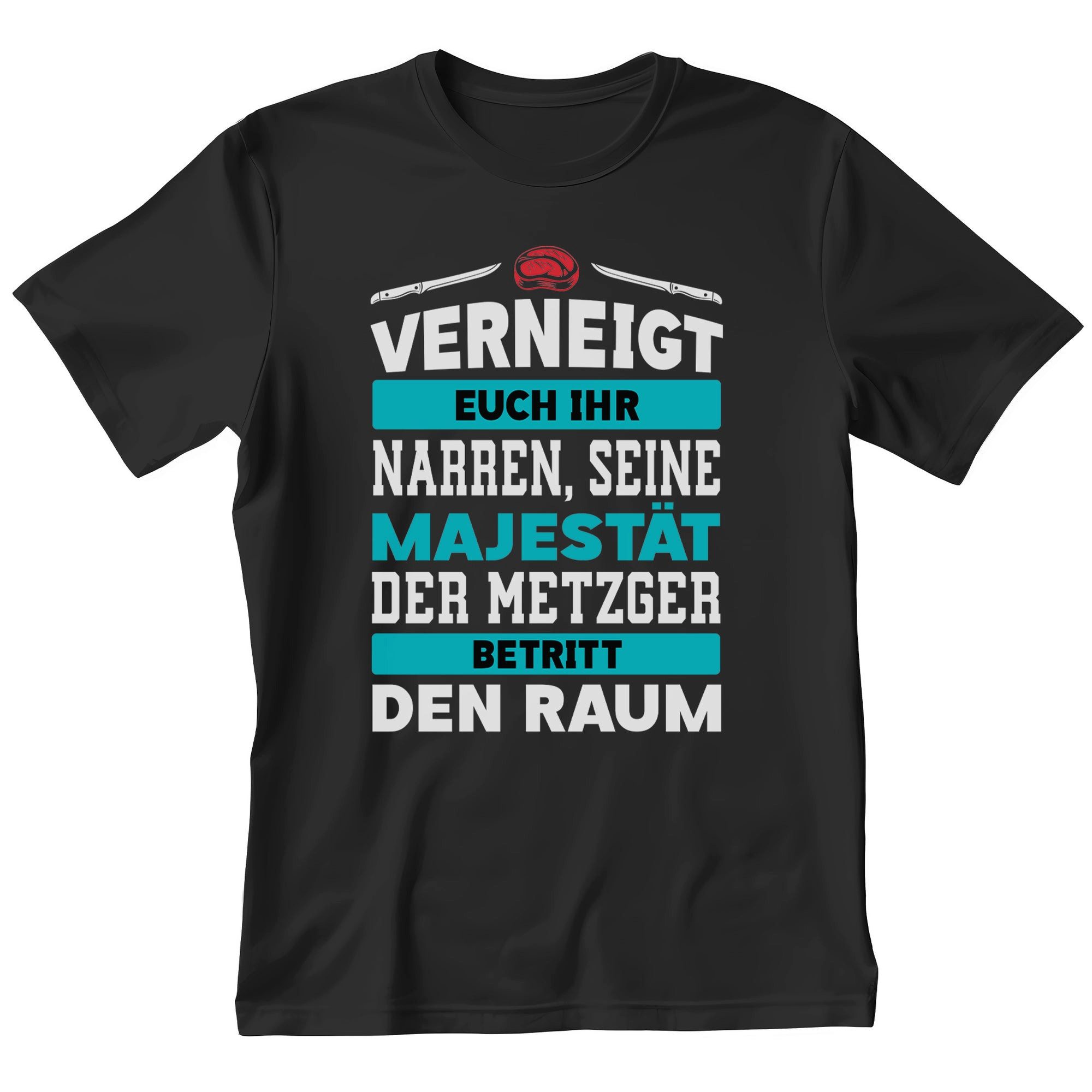 T-Shirt Metzger Geschenk Männer Spruch Beruf Abschluss
