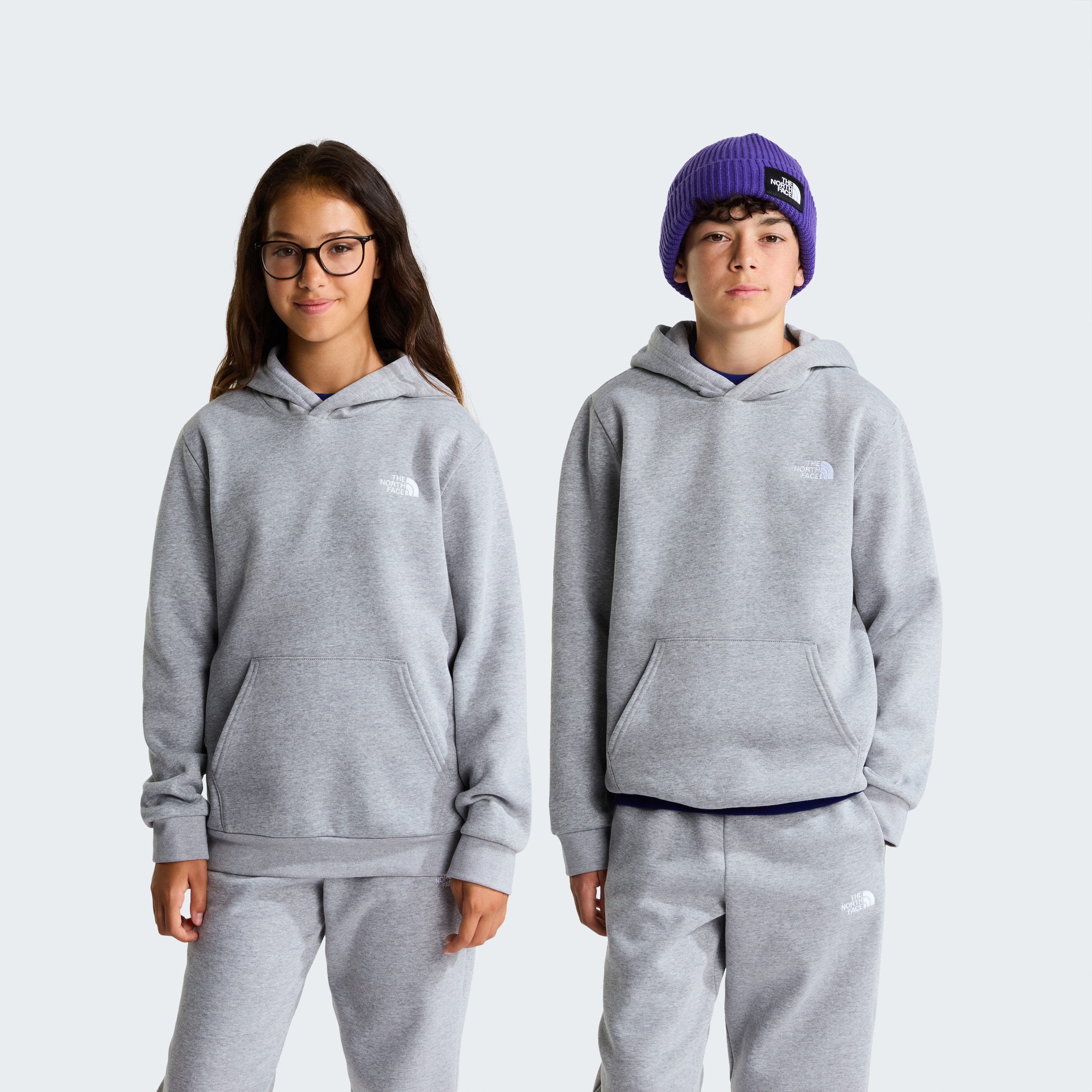 The North Face Kapuzensweatshirt TEEN EVOLUTION SIMPLE DOME PULLOVER HOOD für Jugendliche, mit Kapuze, Langarm, normale Länge