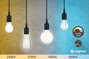Paulmann LED-Leuchtmittel Zigbee AGL 7 W E27 2.200 - 6.500K TunableWhite, E27, 1 St., Neutralweiß, Tageslichtweiß, Warmweiß