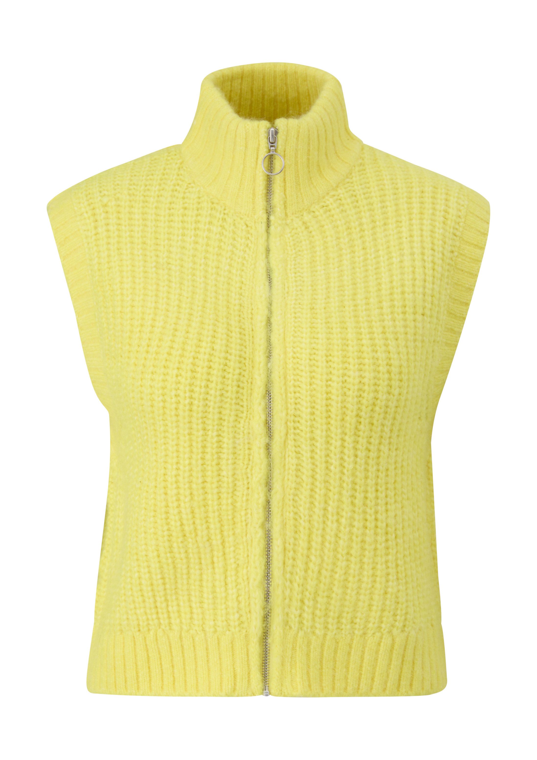 QS Rundhalspullover Strickpullunder Strickpullunder aus Wollmix