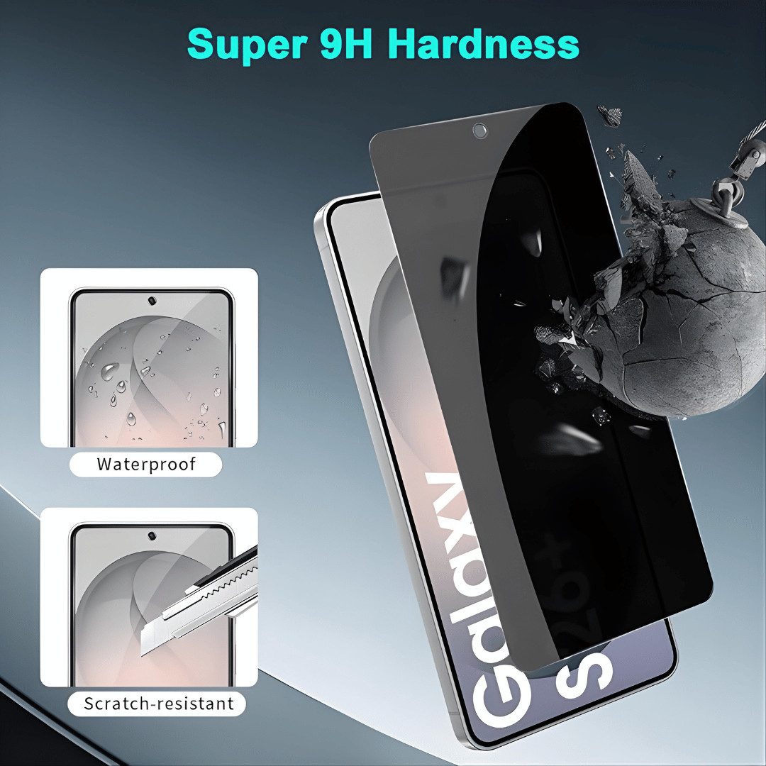 SmartUP Displayschutzglas 2X Blickschutz für Samsung Galaxy S26 Plus Panzerfolie Privacy Display für Samsung Galaxy S26 Plus, 2 Stück, Anti-Spy, Blickschutz, Pr – Bild 4 von 5