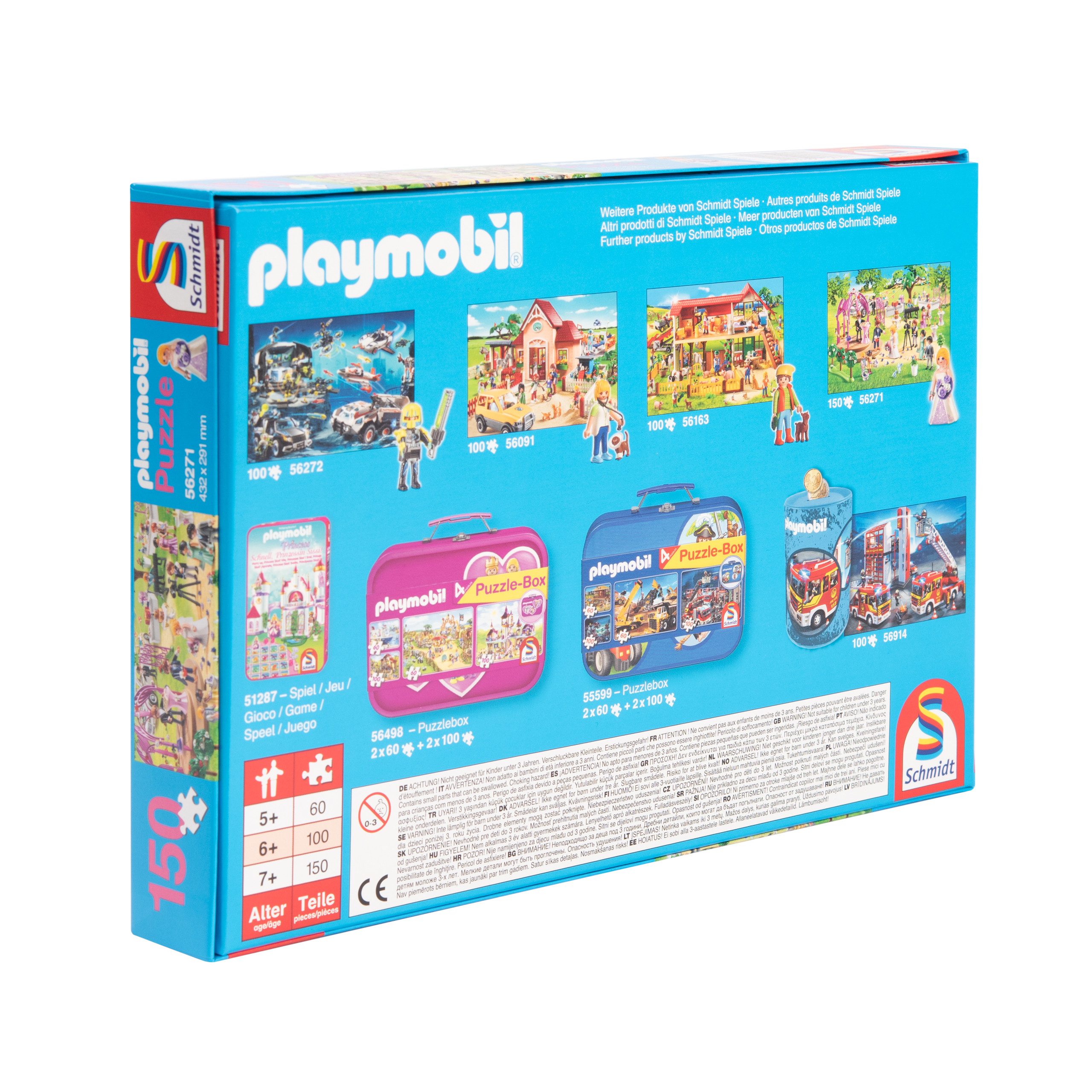 United Labels® Puzzle Playmobil Hochzeit Puzzle inkl. Braut Figur 150 Teile, 150 Puzzleteile