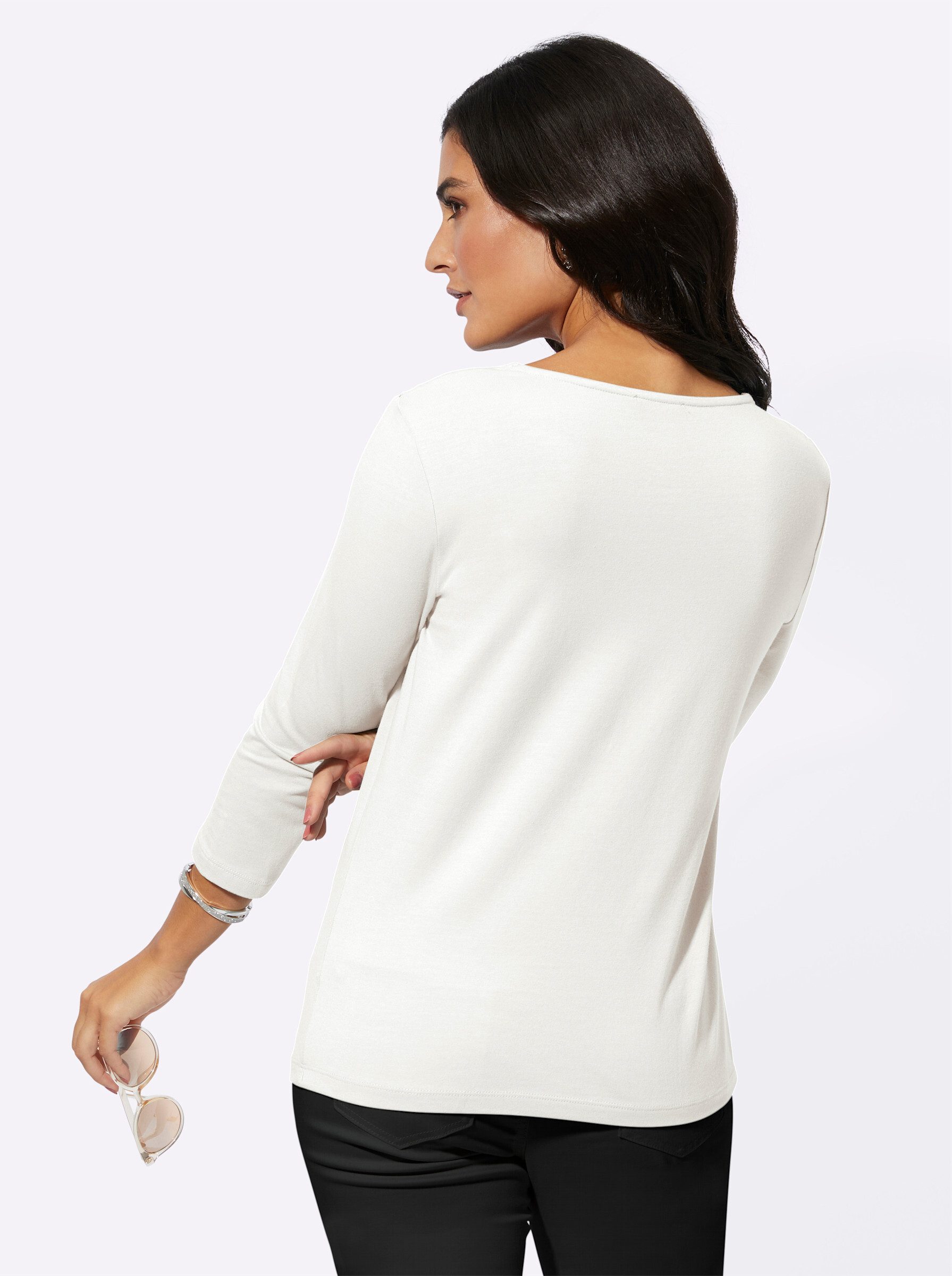 creation L T-Shirt Modal-Mix-Shirt Kurzarm – Bild 2 von 4