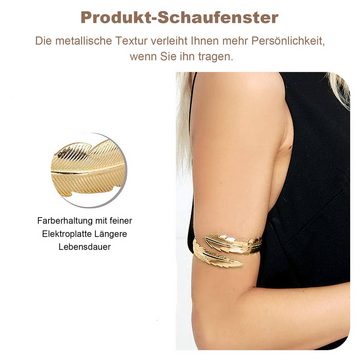 Daisred Armreif Set 5 Stücke Armband Armbandset Oberarm Armbänder Für Damen Verstellbaren (5-tlg)