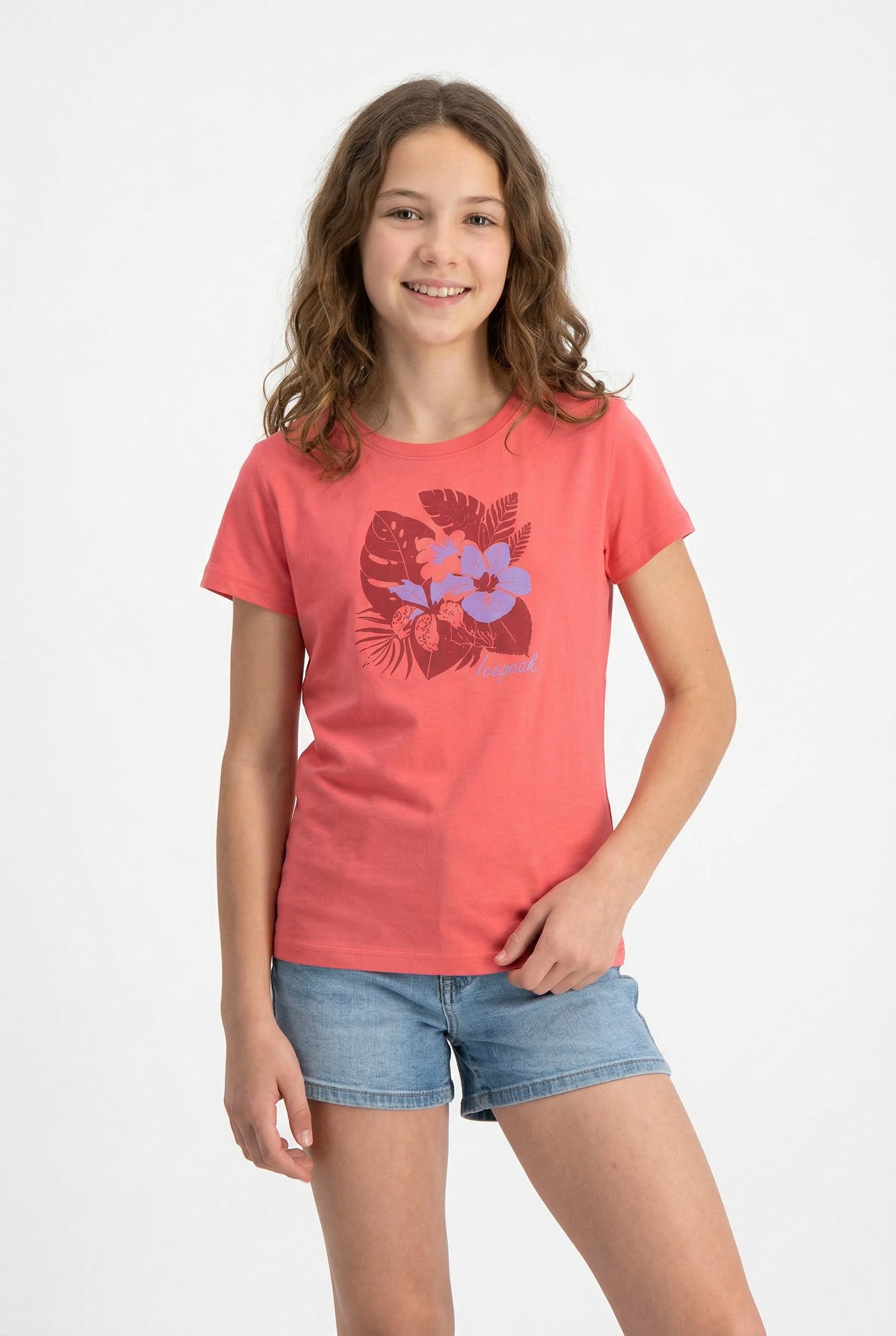 Icepeak T-Shirt LEADVILLE JR für Kinder und Jugendliche, sportlicher Stil