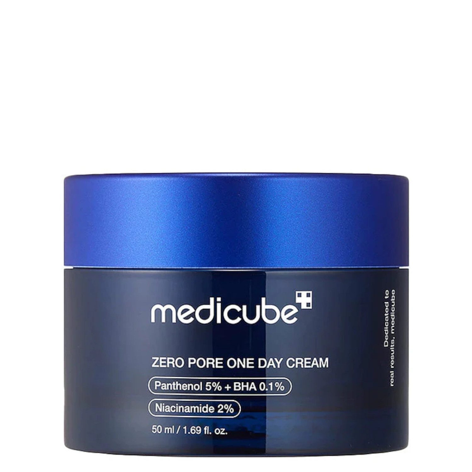 Medicube Tagescreme Medicube Zero Pore One Day Cream Porenverfeinernde Feuchtigkeitscreme, 1-tlg., 0,1 % BHA Niacinamid 5 % Panthenol Mattes Finish